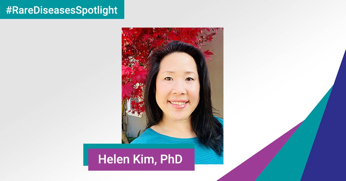 #RareDiseasesSpotlight: A photo of Helen Kim, PhD