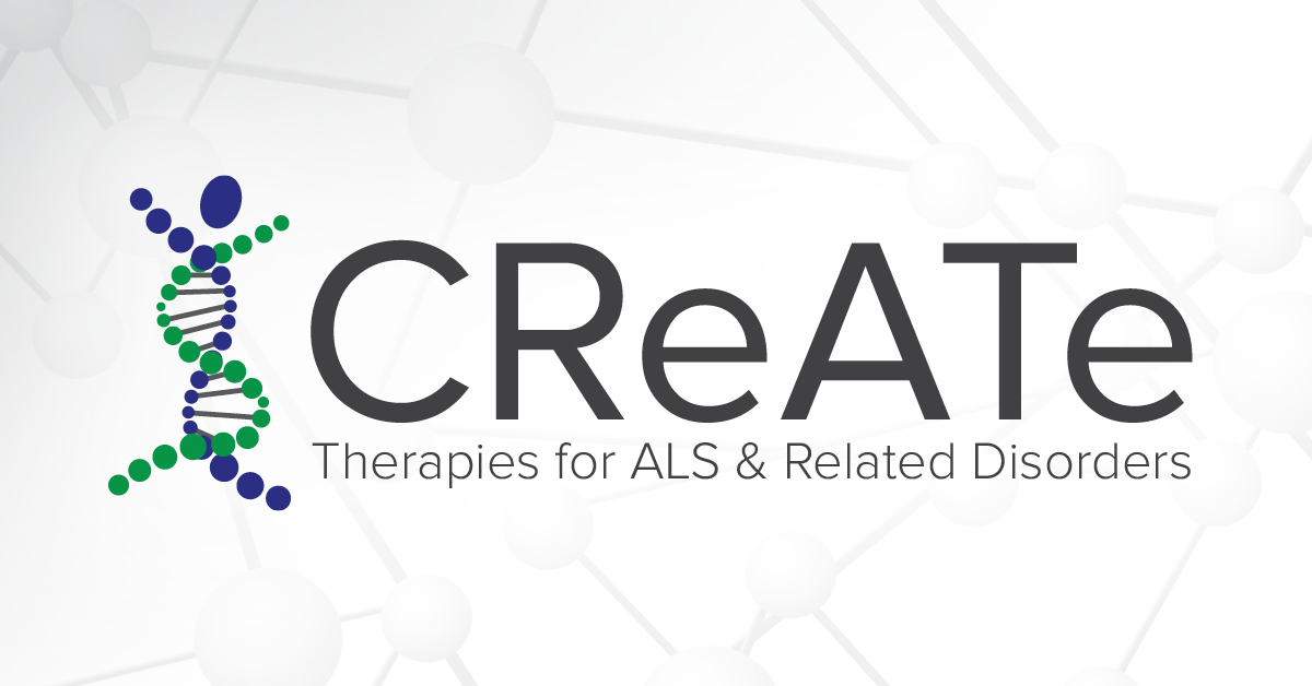 The CReATe Consortium logo appears over a gray graphic of molecules