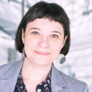 A photo of Laura A. Adang, MD, PhD.