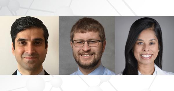 CPIC's First Pilot Award Recipient, Nitin Arora, MD, MPH, and Scholars, Craig Bierle, PhD, and Keerti Dantuluri, MD, MPH.