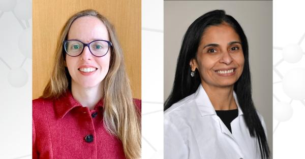 Headshots of Dr. Chatzipli and Dr. Singh